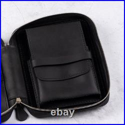 Leather Cigar Case Personalized Travel Humidor Box & Cigar Holder Accessories Leather Cigar Case Personalized Travel Humidor Box & Cigar Holder Accessories