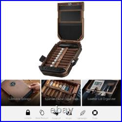 LifePod Humidor Cigar Lock Box Waterproof Travel Case Rugged Electron