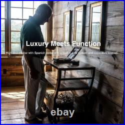 LifePod Humidor Cigar Lock Box Waterproof Travel Case Rugged Electron (Brass)