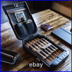 LifePod Humidor Cigar Lock Box Waterproof Travel Case Rugged Electron (Brass)