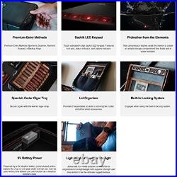 LifePod Humidor Cigar Lock Box Waterproof Travel Case Rugged Electron FAST SHIP