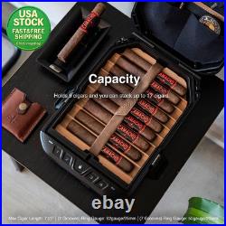 Lifepod 2.0 Humidor Cigar Lock Box Waterproof Portable Travel Case Black