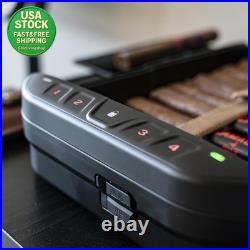 Lifepod 2.0 Humidor Cigar Lock Box Waterproof Portable Travel Case Black