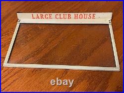 Lot Of 3 Vintage Glass Metal Cigar Box Topper Humidor Pipe Smoke General Store