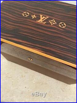 Louis Vuitton Humidor 75 Cigar Holder Box Jewelery Mens Case Gift Accessory