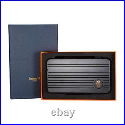 Lubinski 5 Slot Luxury Cigar Case Holder Metal Humidor Portable Box With Gift Box