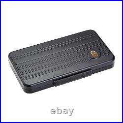 Lubinski Black Cigar Humidor Case Portable Metal Cigar Holder Hold 5 Cigars Box Lubinski Black Cigar Humidor Case Portable Metal Cigar Holder Hold 5 Cigars Box