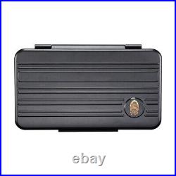 Lubinski Portable 5 Slot Metal Luxury Cigar Case Holder Humidor Box With Gift Box