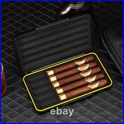 Lubinski Travel Humidor 5 Cigars Case Holder Metal Luxury Tobacco Box Portable