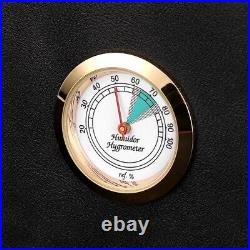 Luxury Cigar Humidor Box Cow Leather Cedar Wood Case Humidifier Hygrometer Trave