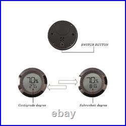 Luxury Cigar Humidor Spanish Cedar Glass Top Box Digital Hygrometer Drawer GIFT