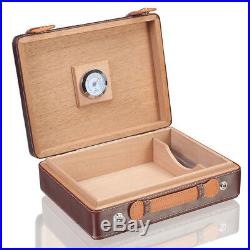 Luxury Portable Cigar Box Portable Travel Cigar Humidor