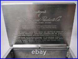 MCM Plated Chrome to Aluminum ALCOA Cigar Humidor Standard Products Co Cleveland MCM Plated Chrome to Aluminum ALCOA Cigar Humidor Standard Products Co Cleveland