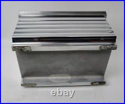 MCM Plated Chrome to Aluminum ALCOA Cigar Humidor Standard Products Co Cleveland