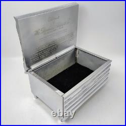 MCM Plated Chrome to Aluminum ALCOA Cigar Humidor Standard Products Co Cleveland