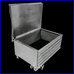 MCM Plated Chrome to Aluminum ALCOA Cigar Humidor Standard Products Co Cleveland MCM Plated Chrome to Aluminum ALCOA Cigar Humidor Standard Products Co Cleveland