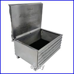 MCM Plated Chrome to Aluminum ALCOA Cigar Humidor Standard Products Co Cleveland MCM Plated Chrome to Aluminum ALCOA Cigar Humidor Standard Products Co Cleveland