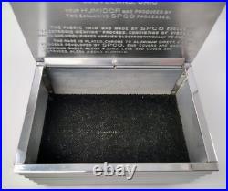 MCM Plated Chrome to Aluminum ALCOA Cigar Humidor Standard Products Co Cleveland