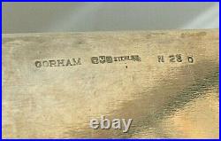 MID CENTURY MOD 1940s GORHAM STERLING SILVER GOLD HUMIDOR CIGAR BOX N280 390g