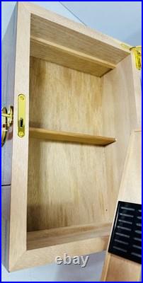 Mardi Grass Cigar Humidor Wood Box Cigars Storage