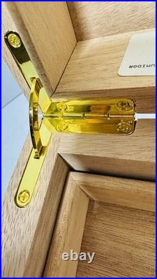Mardi Grass Cigar Humidor Wood Box Cigars Storage