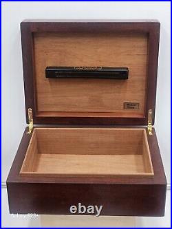 Michael Dixon Humidor Swirling Mahogany Wooden Cigar Wood Box Handmade USA