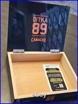 Mike Ditka Chicago Bears SIGNED Signature Camacho Toro Cigar Box Humidor JSA COA