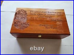 Mike Ditka Lot Of 4 Owned Cigar Boxes, Humidors, and Cigar Buddy Chicago Bears