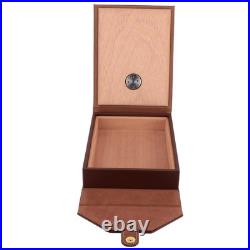 Mini Portable Leather Humidor Cigar Box Cedar Wood Cigarette Container AD Mini Portable Leather Humidor Cigar Box Cedar Wood Cigarette Container AD