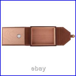 Mini Portable Leather Humidor Cigar Box Cedar Wood Cigarette Container AD Mini Portable Leather Humidor Cigar Box Cedar Wood Cigarette Container AD