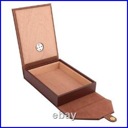 Mini Portable Leather Humidor Cigar Box Cedar Wood Cigarette Container AD Mini Portable Leather Humidor Cigar Box Cedar Wood Cigarette Container AD