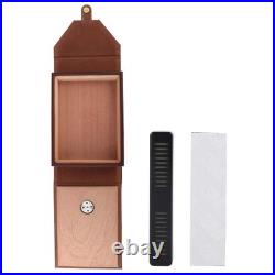 Mini Portable Leather Humidor Cigar Box Cedar Wood Cigarette Container AD Mini Portable Leather Humidor Cigar Box Cedar Wood Cigarette Container AD