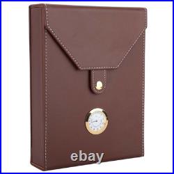 Mini Portable Leather Humidor Cigar Box Cedar Wood Cigarette Container AD Mini Portable Leather Humidor Cigar Box Cedar Wood Cigarette Container AD
