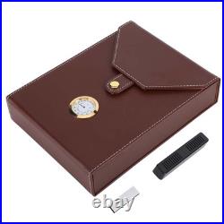Mini Portable Leather Humidor Cigar Box Cedar Wood Cigarette Container AD Mini Portable Leather Humidor Cigar Box Cedar Wood Cigarette Container AD