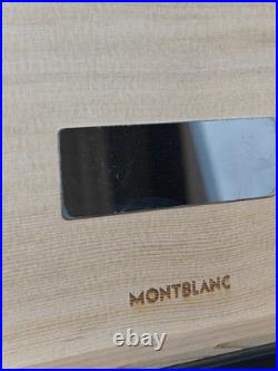 Montblanc Cigar Table Humidor in Cedar Wood Black leather Box 199337 59583