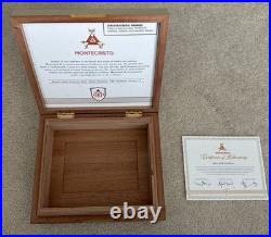MonteCristo M No 2 Wooden Cigar Box with the outer box too. 9.875 x 8.5 x 2.75