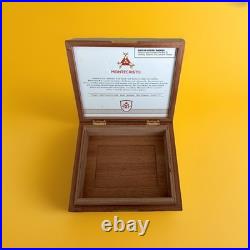 MonteCristo M No 2 Wooden Cigar Box with the outer box too. 9.875 x 8.5 x 2.75