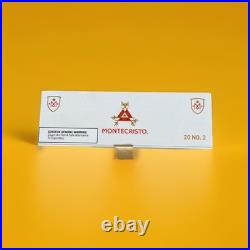 MonteCristo M No 2 Wooden Cigar Box with the outer box too. 9.875 x 8.5 x 2.75