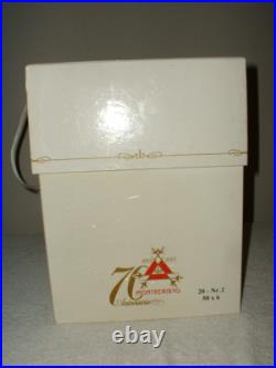 Montecristo 70th Anniversary Cigar Humidor Ceramic Jar withLogo MIB