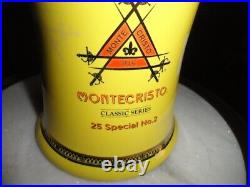 Montecristo Ceramic Storage Jar Only (no cigars) in presentation box