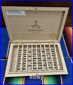 Montecristo Cincuenta Empty Wooden Box Cigar Humidor 10 Ct