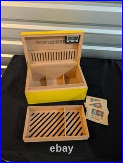 Montecristo Desktop Decorative Box with Digital Hygrometer