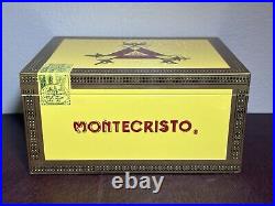 Montecristo Humidor Measures 10 L x 7 3/4 W x 5 H Cigar Box Limited Edition