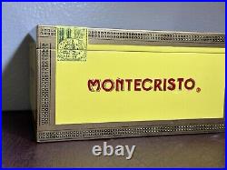 Montecristo Humidor Measures 10 L x 7 3/4 W x 5 H Cigar Box Limited Edition