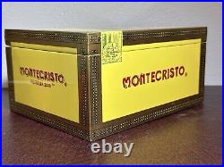 Montecristo Humidor Measures 10 L x 7 3/4 W x 5 H Cigar Box Limited Edition