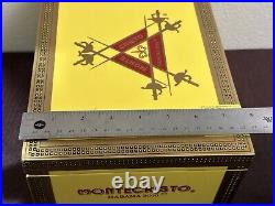 Montecristo Humidor Measures 10 L x 7 3/4 W x 5 H Cigar Box Limited Edition