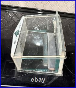 Muriel Glass Humidor Aztec Clay Moistener HAVANA P Lorillard Cigar Box Display