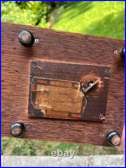 Musical Box Dog Kennel Cigar Humidor 19th Century Bronze Antique Black Forest