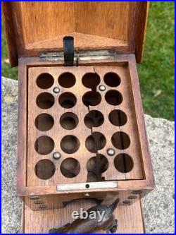 Musical Box Dog Kennel Cigar Humidor 19th Century Bronze Antique Black Forest