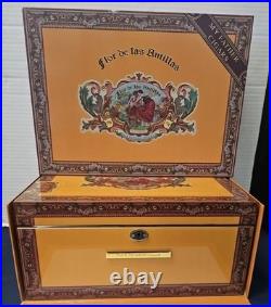 My Father Cigars Flor de Las Antillas Double Layer Humidor NEW RARE HTF My Father Cigars Flor de Las Antillas Double Layer Humidor NEW RARE HTF